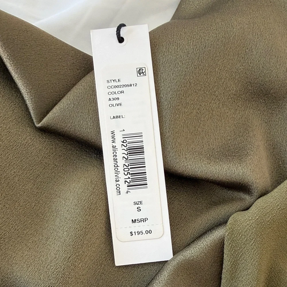 Alice + Olivia Olive Green Camisole - Picture 6 of 6
